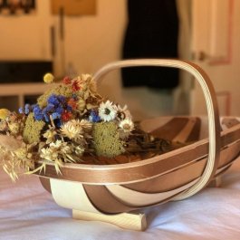 My Number 5 Trug with pot-pourri dried flowers
